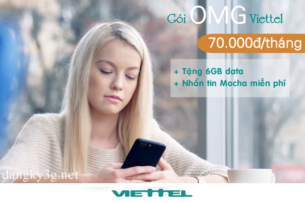 Hướng dẫn đăng ký gói OMG mạng Viettel 