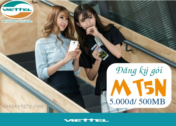 Đăng ký gói MT5N mạng Viettel 