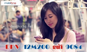 Đăng ký gói 12M200 của Mobifone