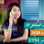 Đăng ký gói cước VTS1 Viettel ưu đãi gọi, dùng 3G miễn phí