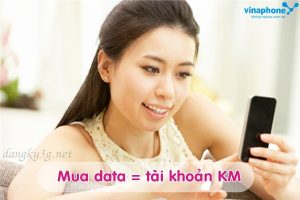 Hướng dẫn mua data Vinaphone bằng tài khoản khuyến mãi