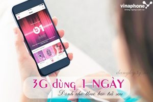 Hướng dẫn đăng ký 3G 1 ngày cho thuê bao trả sau mạng Vinaphone