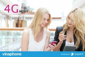 Hướng dẫn đăng ký gói 4G ngày cho sim trả sau Vinaphone