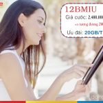 Đăng ký gói 12BMIU Mobifone ưu đãi 240GB Data trong 12 tháng