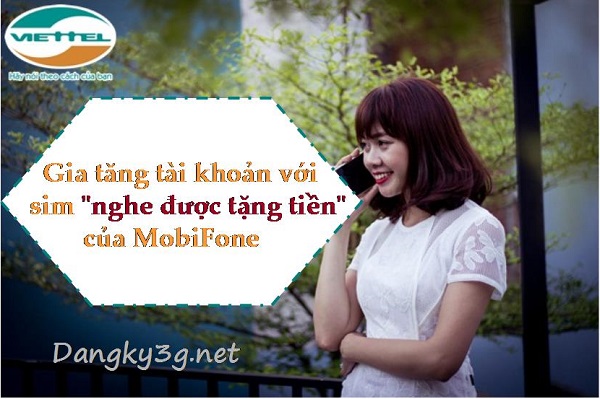 Sim Nghe được tặng tiền của Mobifone