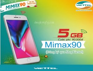 Đăng ký gói Mimax90 qua Shop Viettel