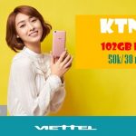 Đăng ký gói KTN50 Viettel nhận 102GB Data chỉ 50k/tháng