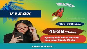 Goi cuoc V150X mang Viettel