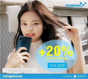 Vinaphone khuyen mai the nap ngay 12.6.2020