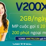 Đăng ký gói V200X Viettel nhận 60GB và FREE gọi chỉ 200K