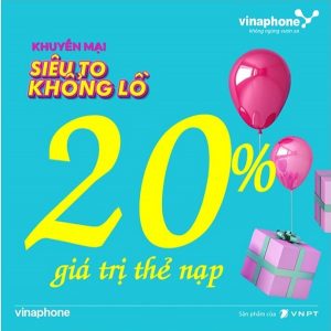 Vinaphone khuyen mai the nap ngay 19.3