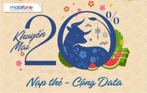 Mobifone khuyen mai the nap tang data