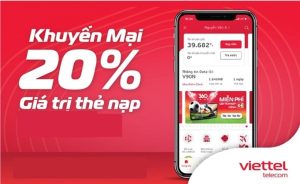 Viettel khuyen mai the nap ngay 20.8