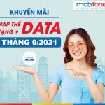 Lịch khuyến mãi nạp thẻ tặng data Mobifone tháng 9/2021