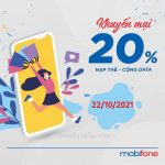 HOT: Mobifone khuyến mãi nạp thẻ tặng data ngày 22/10/2021