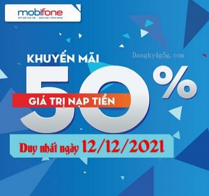 Khuyến mãi thẻ nạp Mobifone