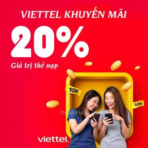 Viettel khuyến mãi thẻ nạp ngày vàng 10/12/2021