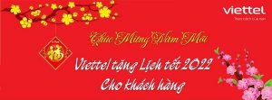 Viettel tặng lịch tết 2022