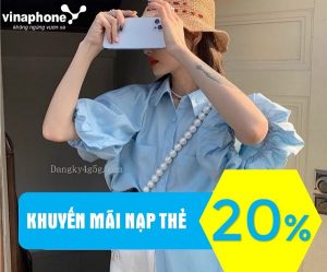 Vinaphone khuyến mãi thẻ nạp ngày 28/12