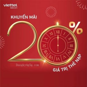 Khuyến mãi thẻ nạp mạng Viettel ngày 30.1