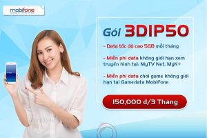 Gói cước 3DIP50 mạng Mobifone