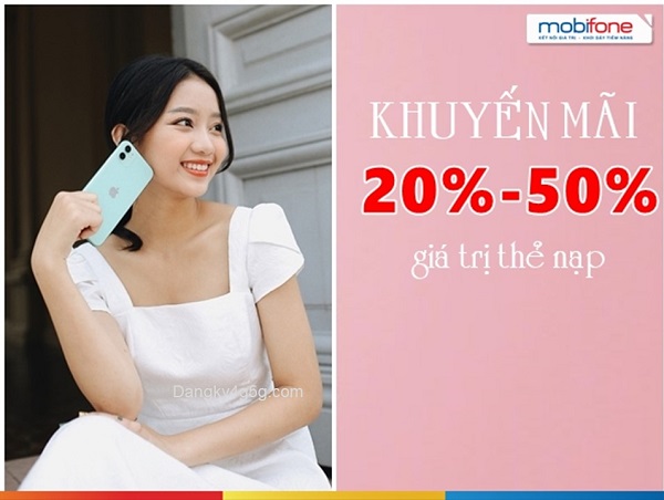 Mobifone khuyến mãi thẻ nạp ngày 12/3/2022