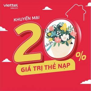 Khuyến mãi thẻ nạp mạng Viettel