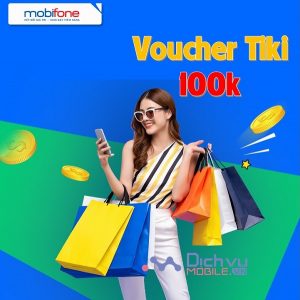 Mobifone tặng vucher Tiki 100k