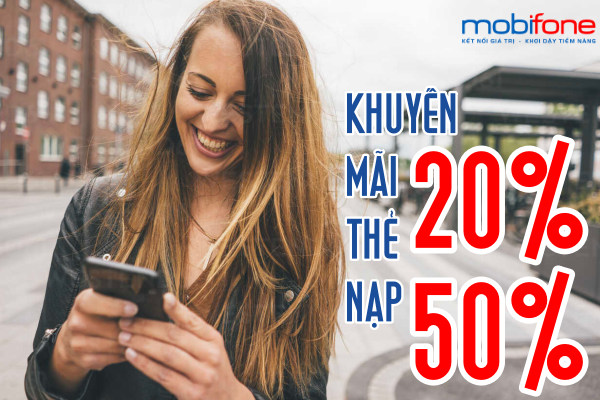 Khuyến mãi thẻ nạp Mobifone ngày 12.6