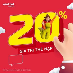 Viettel khuyến mãi thẻ nạp ngày vàng 30.6.2022