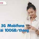 Gói cước 3G Mobifone ưu đãi 100GB/tháng