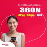 Hướng dẫn đăng ký gói cước 360N mạng Viettel ưu đãi data kèm phút thoại