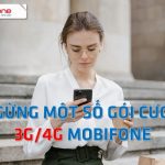 Ngừng một số gói cước 3G/4G Mobifone